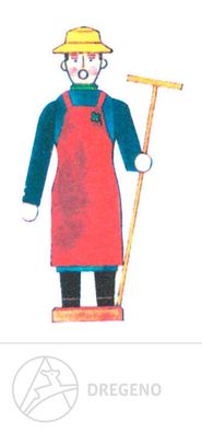 Rauchmann Gärtner H=ca 20 cm NEU Erzgebirge Bastelset Selbstbausatz