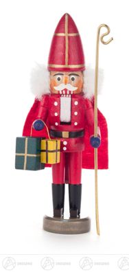 Nussknacker Nikolaus rot BxHxT 5,5 cmx15 cmx5 cm NEU Erzgebirge Nußknacker