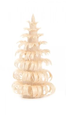 Tischdekoration Ringelbaum natur 17x30x17mm NEU Holzbaum Weihnachtsdekoration