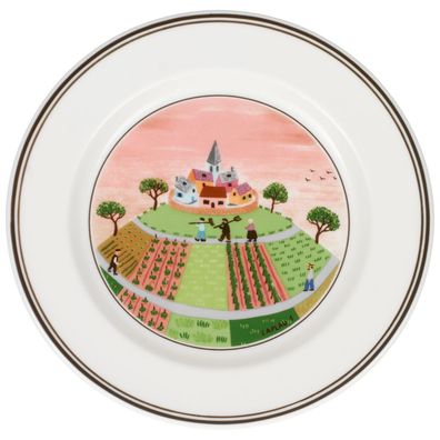 Villeroy & Boch – Design Naif Brotteller Dörfchen 170 mm – Premium Porcelain –