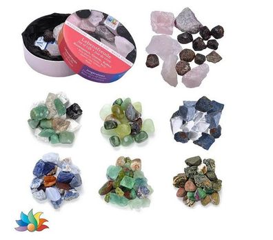 Lapis Vitalis - Edelstein Balance Einsteiger-Set Wassersteine mit 7 Dosen