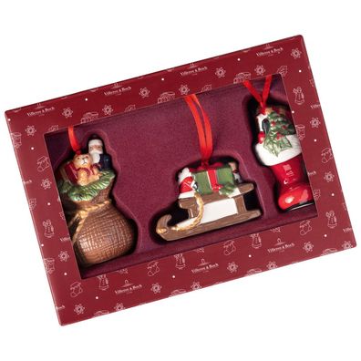 Villeroy & Boch – Nostalgic Ornaments Ornamente Geschenke 3tlg. 200 x 90 x 100 mm