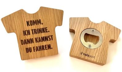 Flaschenöffner "Fahren"