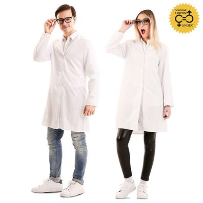 Weißer Mantel Arzt Wissenschaftler Kostüm