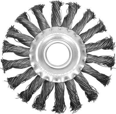 Topfbürste 115 mm, geflochtener Draht