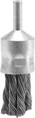 Frontbürste mit Schaft 22 mm, gezopfter Draht