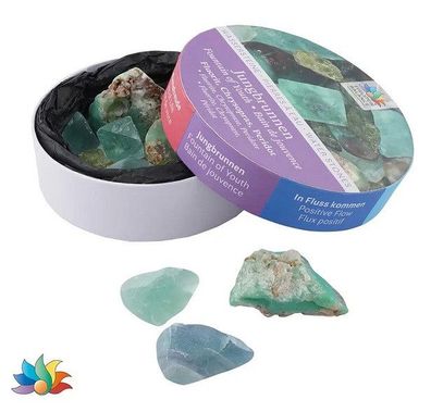 Lapis Vitalis - Edelstein Balance Wassersteine "Jungbrunnen" in Metall-Geschenkdose