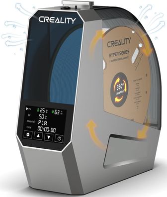 Creality Space PI Filament Trockner 360 Grad Heizung Léfter 45 bis 70 C