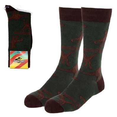 Jurassic Park Socken Erwachsene Unisex Größe 35-41 Baumwoll-Mix