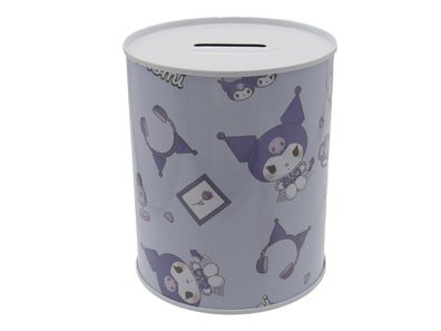 Hello Kitty Spardose 12 × 10 × 10 cm Metall Sparbüchse zylindrisch mit Schlitz