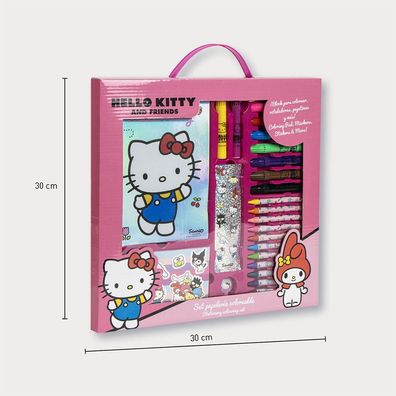 Hello Kitty Coloring Set – Kreativset für Kinder mit Stiften