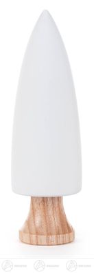 Baum weiß mit Stamm BxHxT = 3,5x12,5x3,5cm NEU Erzgebirge Holzbaum Dekobaum