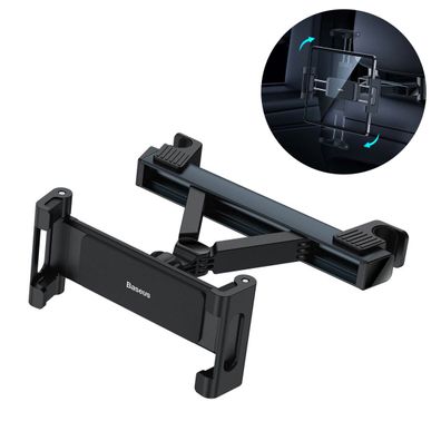 Baseus JoyRide Pro Kopfstützen-Autotelefon-/Tablet-Halterung schwarz