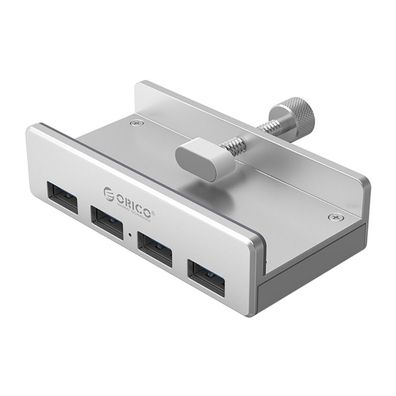 Orico MH4PU USB Hub 4 Port USB-A 3.0 mit Klemmhalterung