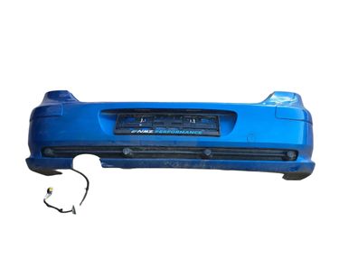 Peugeot 307CC Stoßfänger hinten mit PDC Stoßstange Cabrio Blau