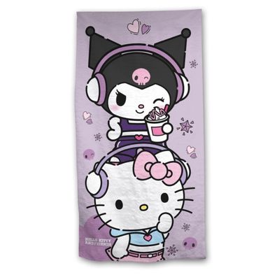 Hello Kitty Strandtuch 70 × 140 cm leicht und schnelltrocknend