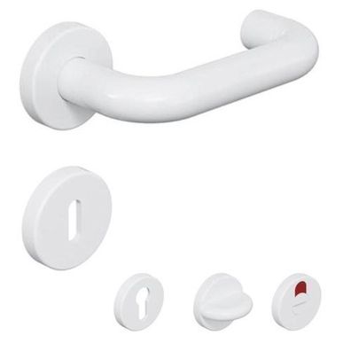 HEWI 111 Rosettenganitur Kunststoff signalweiß Drückergarnitur