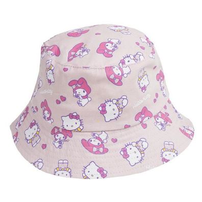 Hello Kitty Fischerhut Kinder Sommerhut & Sonnenkappe mit UV-Schutz