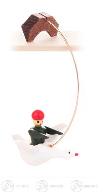 Spielzeug Schaukelgans Höhe ca 7cm Holzspielzeug Wippgans Bauernhof Tierfigur