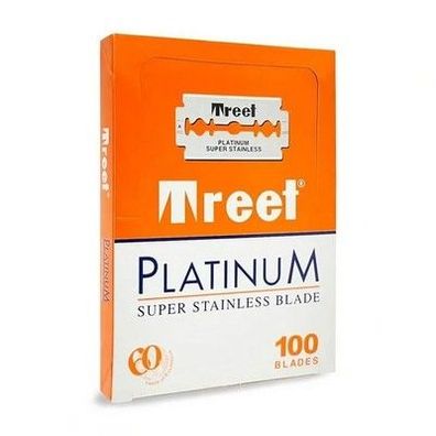 100 Treet Platinum Rasierklingen