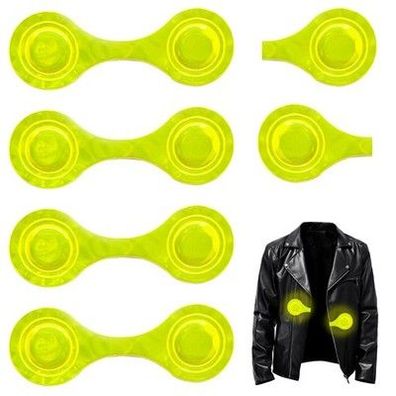6 Stück Kinder Reflektor Magnet Ansteckmagnet Reflektoren Jacke Rucksack Fahrrad
