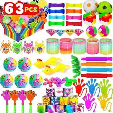 63er Set Mitgebsel Kindergeburtstag Gastgeschenke Pinata Party Favor Spielzeug
