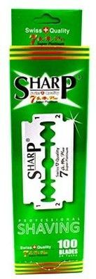 100x Sharp 7AM Super-Platin Rasierklingen Sicherheitsrasierer Ersatz Herren