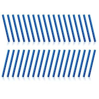 36x Speichenreflektoren Fahrrad Blau 360°