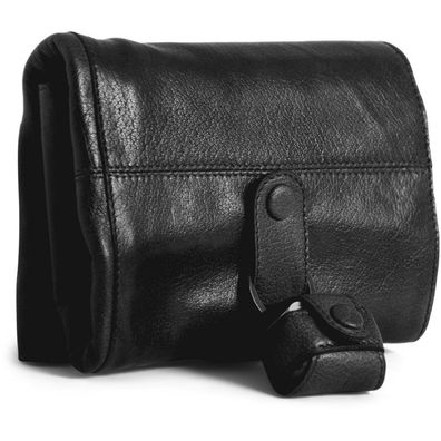 muud Stockholm Lederetui Handarbeitssache Black 31x38x8 cm