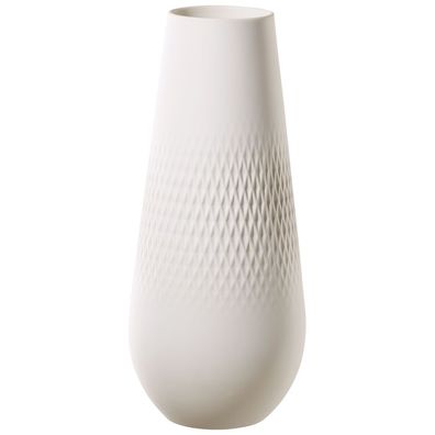 Villeroy & Boch – Manufacture Collier blanc Vase Carré hoch 116 mm, 1500 ml –