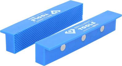 Brilliant Tools Schraubstock-Schonbacken mit Struktur, 2-tlg, Kunststoff