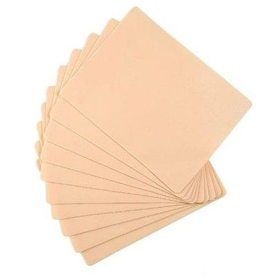 10 x Blank Tattoo Übungshaut Praxis Kunsthaut Anfänger & Profis 1mm Dick