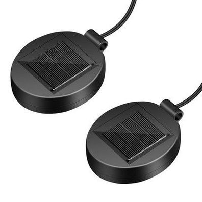2 x LED Solarmodul 2 Licht Modi 600 mAh für Außengarten Terrasse Hof Weg Deko