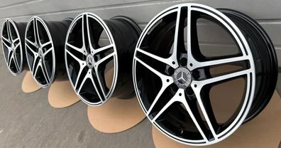 4x Orig Mercedes C Klasse W204 S204 C63 18 Zoll AMG Alufelgen A2044019402-502 NEU