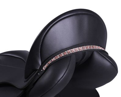 Sattel Jewel Macey - Farbe: Schwarz/Silber Größe: Full