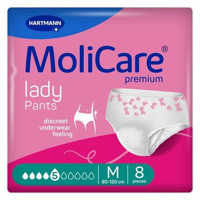 MoliCare® premium lady Pants 5 Tropfen Gr. M 8 Stück