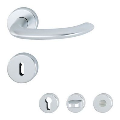 Hoppe Marseille Türdrücker Wechselgarnitur Rosette Alu F1 Türklinke