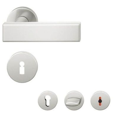 FSB 1003 runde Rosettengarnitur Alu natur Türbeschlag Türgriff