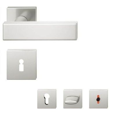 FSB 1003 eckige Rosettengarnitur Alu natur Türgriff Türklinke