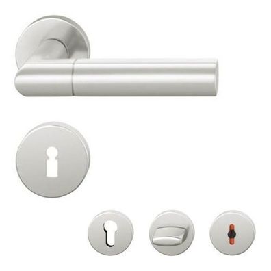 FSB 1078 runde Rosettengarnitur Alu natur Türgriff Türbeschlag