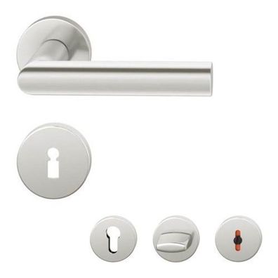 FSB 1108 runde Rosettengarnitur Alu natur Türgriff Türbeschlag Türklinke