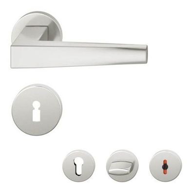 FSB 1241 runde Rosettengarnitur Alu natur Türbeschlag Türklinke Türgriff