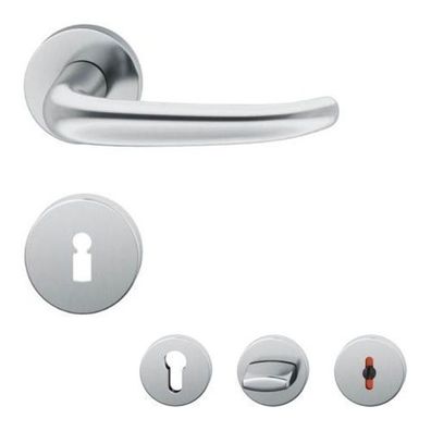 FSB 1023 Rosettengarnitur Edelstahl matt Türgriff Türbeschlag