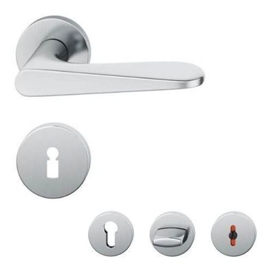 FSB 1144 runde Rosettengarnitur Edelstahl matt Türbeschlag Türgriff