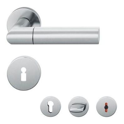 FSB 1078 runde Rosettengarnitur Edelstahl matt Türbeschlag Türklinke