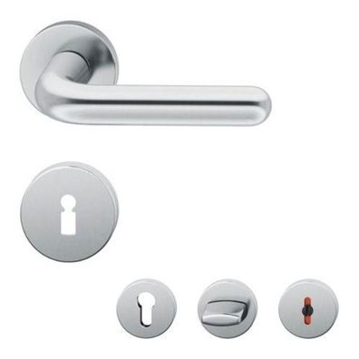 FSB 1147 runde Rosettengarnitur Edelstahl matt Türbeschlag Türklinke