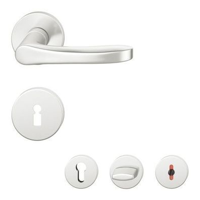 FSB 1106 Rosettengarnitur Alu natur Türbeschlag Türgriff