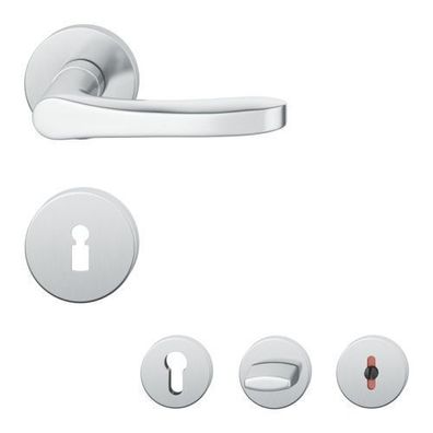 FSB 1106 Rosettengarnitur Edelstahl matt Türbeschlag Türgriff