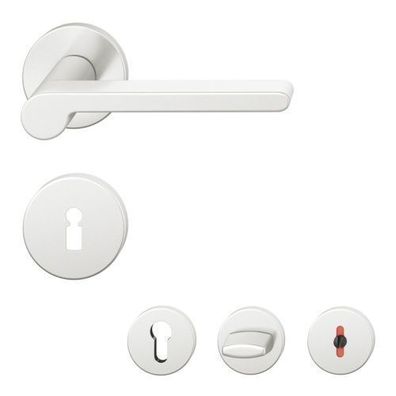 FSB 1021 Rosettengarnitur Alu natur Türbeschlag Türgriff