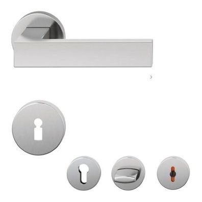 FSB Rosettengarnitur 12 1251 Edelstahl matt Türdrücker Türgriff